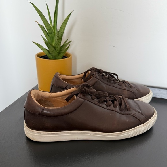Suitsupply dark brown leather sneakers - size 43 (US 9.5 - 10) - Picture 10 of 12